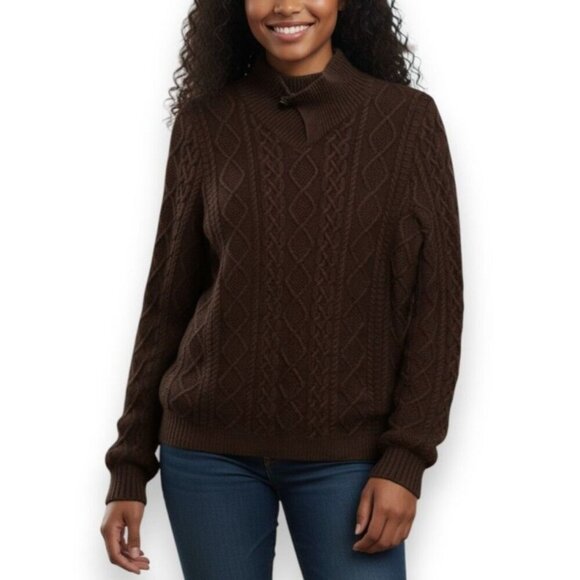 Vintage 1990s Lauren Ralph Lauren Cable Knit Sweater - Picture 10 of 10